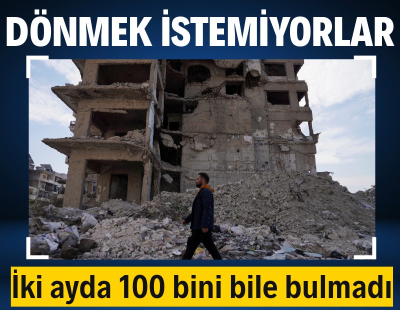 Suriyeliler dönmek istemiyor: İlk iki ayda gidenler 100 bini bile bulmadı