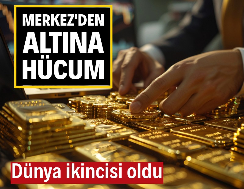 TCMB altın alımında dünya ikincisi oldu