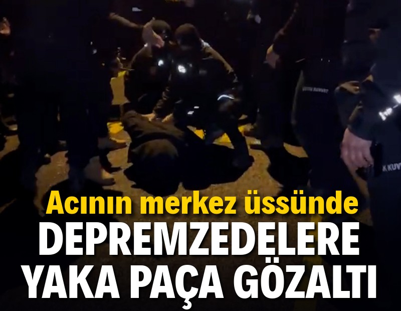 Hatay'da 6 Şubat anmasında depremzedelere gözaltı