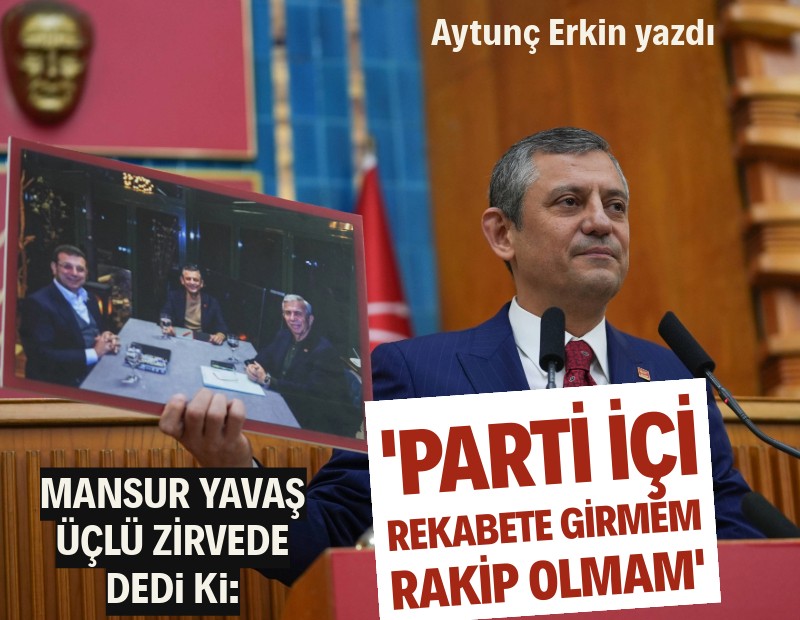 'Parti içi rekabete girmem, rakip olmam'