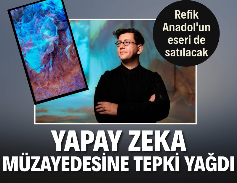 Refik Anadol'un da eserinin satılacağı yapay zeka müzayedesine tepki yağdı