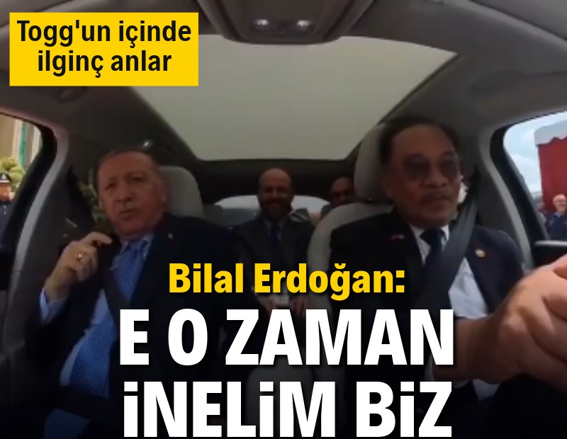 Togg'da ilginç anlar: 'O zaman inelim'