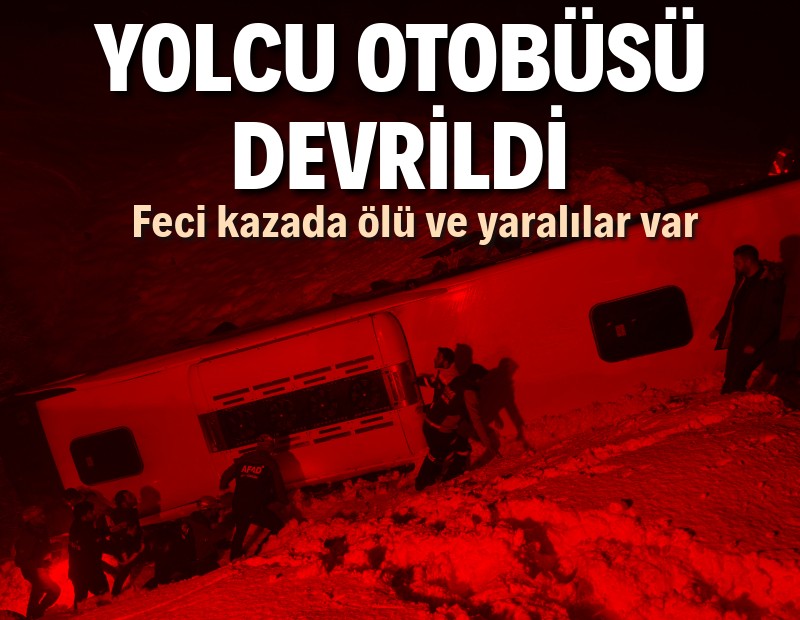 Bingöl’de yolcu otobüsü devrildi: 4 ölü, 32 yaralı