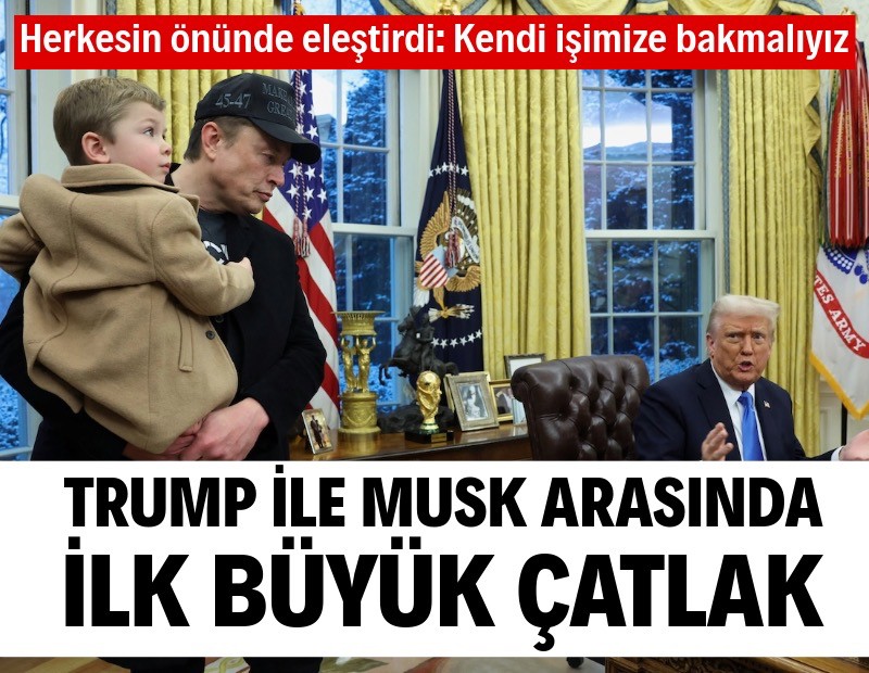 Elon Musk ile Trump arasında ilk büyük çatlak: Açık açık eleştirdi