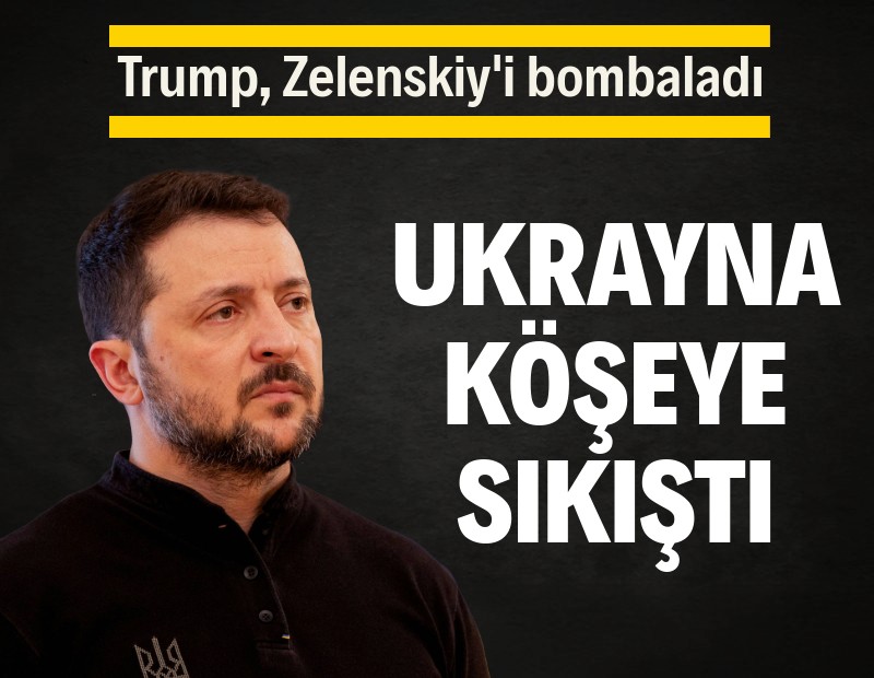 Trump yine bombaladı: Zelenskiy köşeye sıkıştı