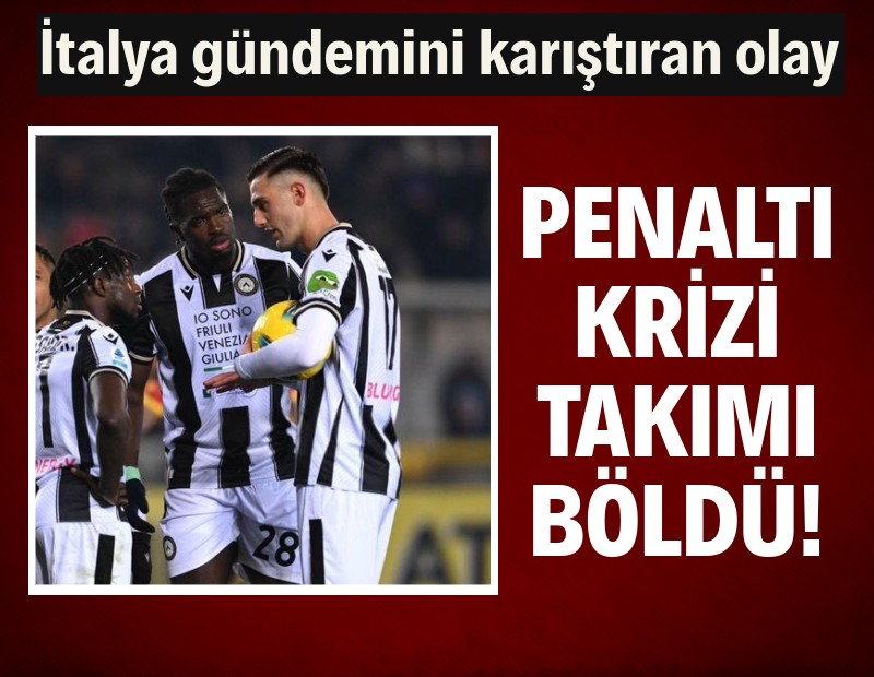 Serie A'da İtalya gündemini karıştıran olay: Penaltı krizi Udinese'yi böldü