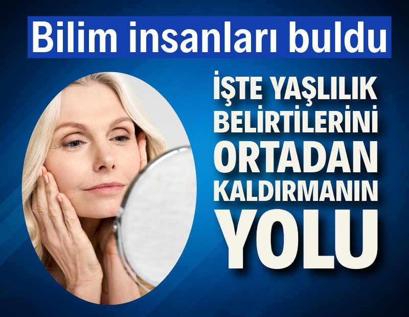 Bilim insanları kırışıklığı ve saçta beyazlamayı durdurmanın yolunu buldu