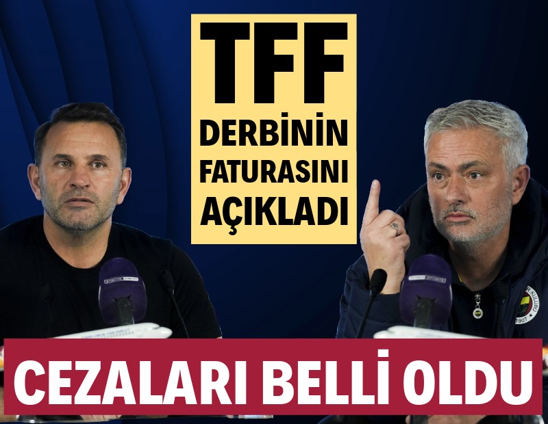 PFDK, Okan Buruk ve Jose Mourinho'nun cezasını açıkladı