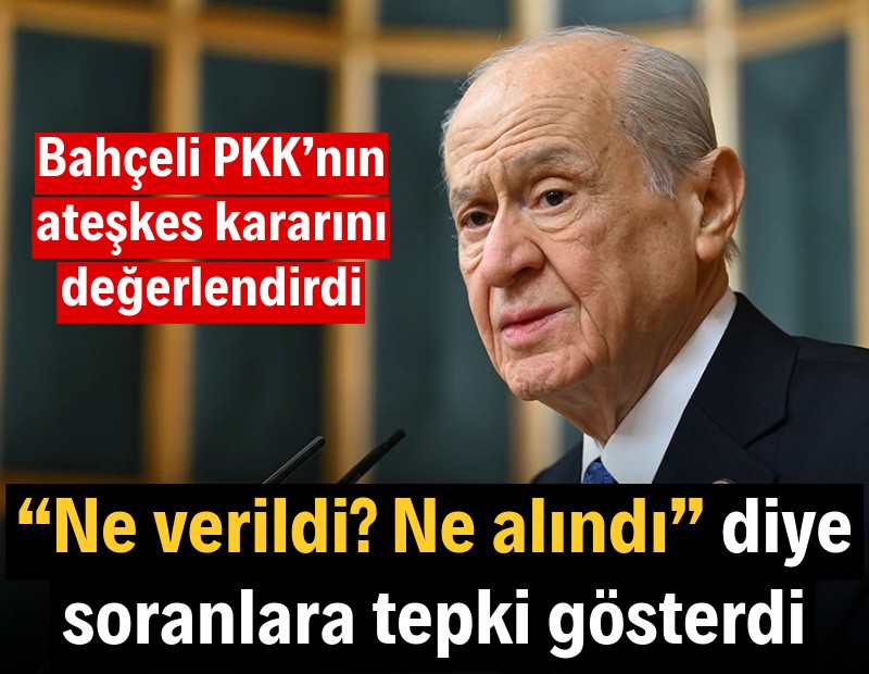 Bahçeli: Kandil'in açıklaması memnuniyet verici