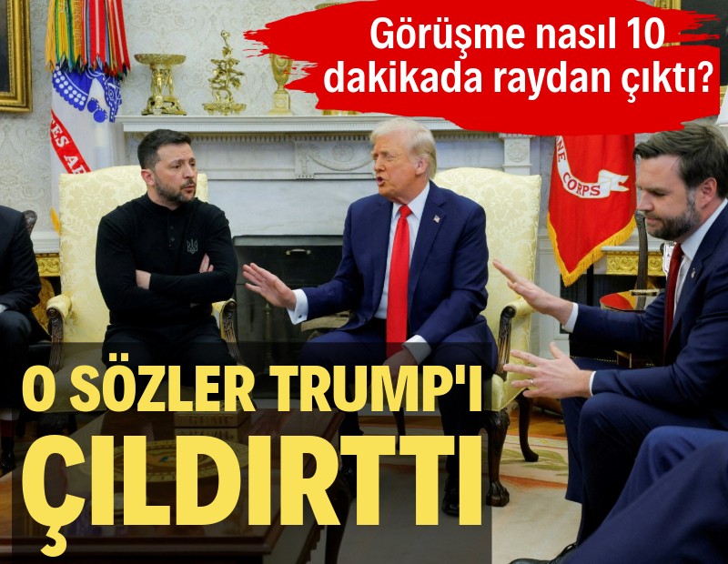 Dünyayı şoke eden 10 dakika: Trump-Zelenskiy görüşmesi nasıl fiyaskoya dönüştü?