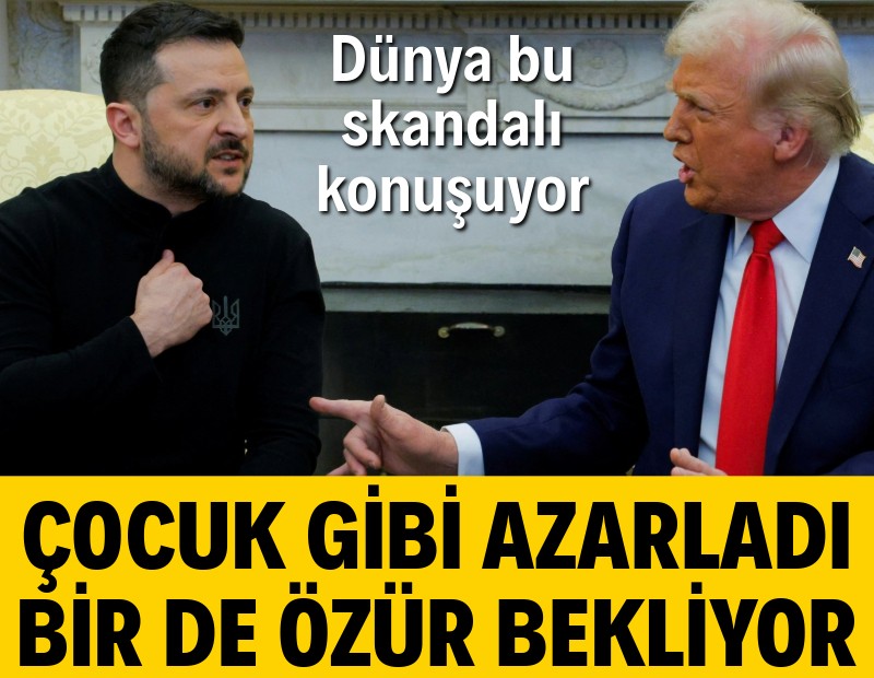 Kameralar önünde Zelenskiy'i azarlayan Trump, şimdi de özür bekliyor