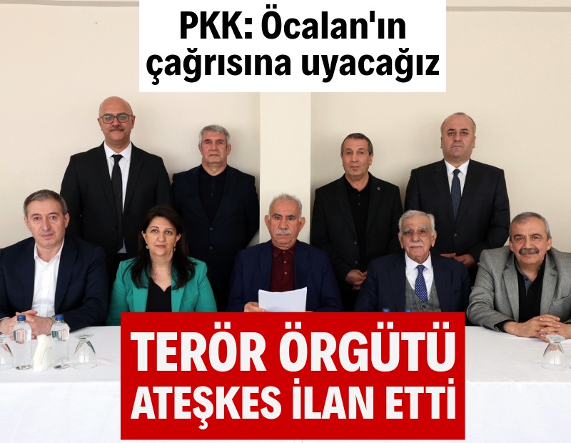 PKK ateşkes ilan ettiğini duyurdu