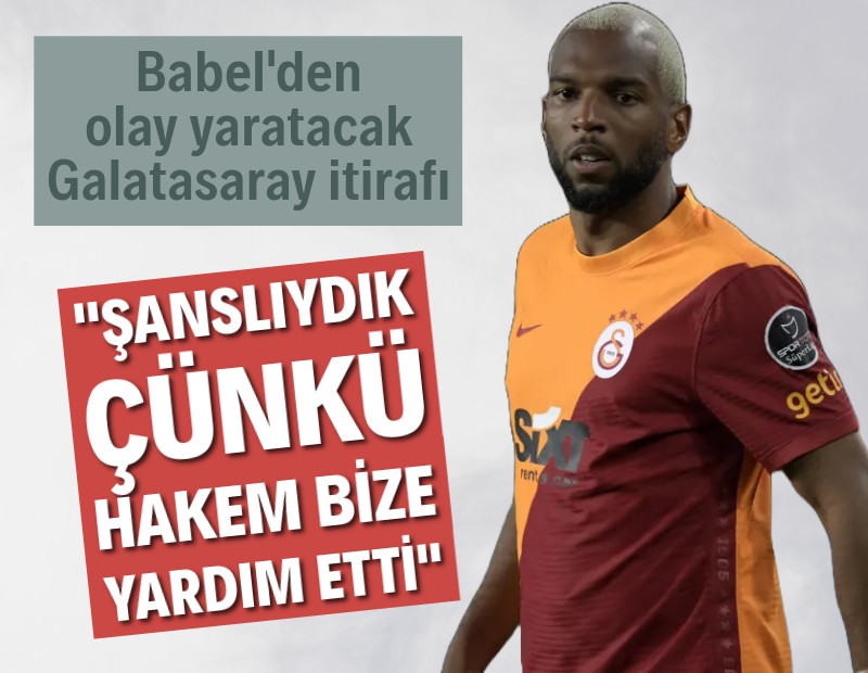 Ryan Babel'den çarpıcı Galatasaray itirafı: Şanslıydık çünkü hakem bize yardım etti