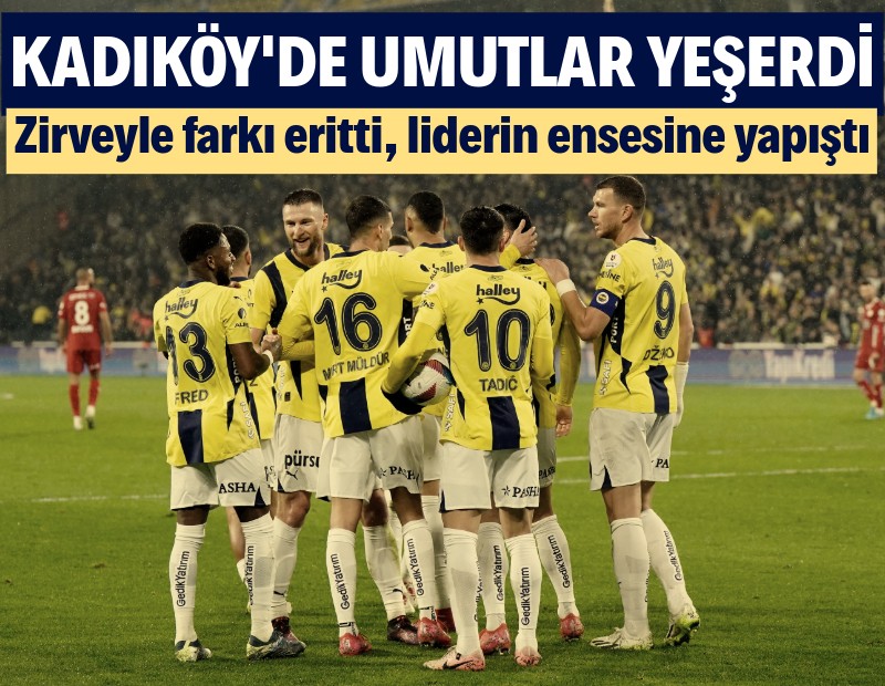 Fenerbahçe Antalyaspor'u rahat geçti, şampiyonluk umutlarını yeşertti