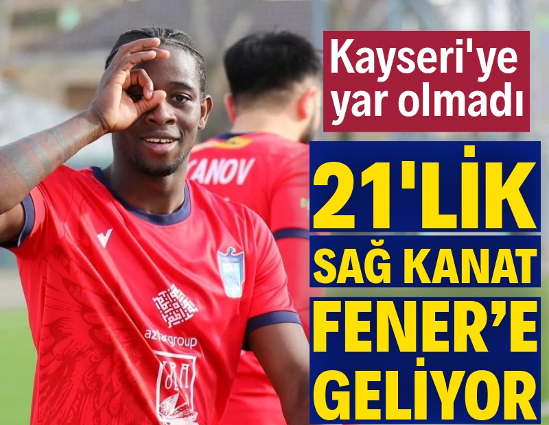 Kayserispor'a yar olmadı: Fenerbahçe, 21'lik sağ kanadı sezon sonu alıyor!