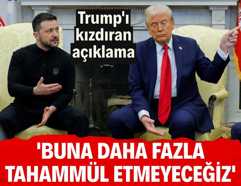 Trump: ABD buna daha fazla tahammül etmeyecek