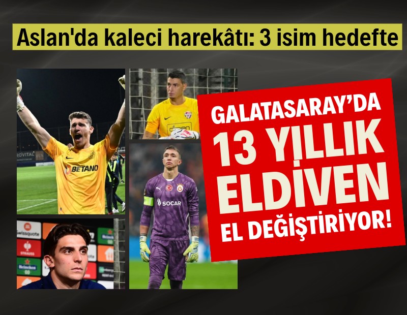 Galatasaray’da 3 kaleci hedefte: Muslera'nın 13 yıllık eldiveni el değiştiriyor!