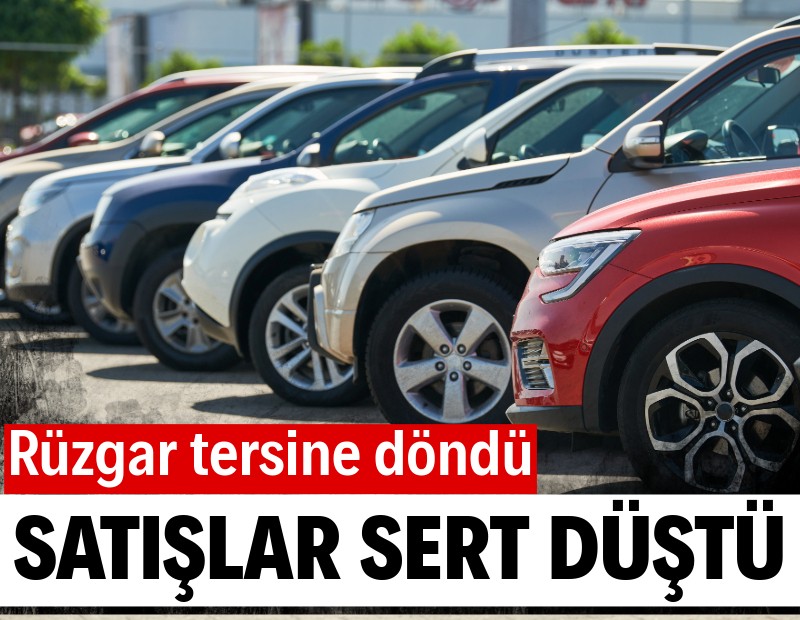 Otomotiv satışlarında sert düşüş