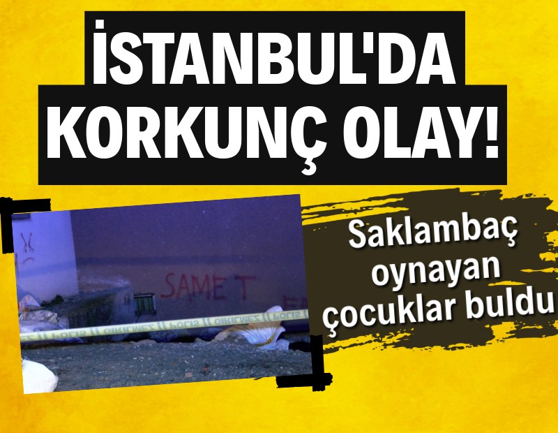 Saklambaç oynayan çocuklar üzeri taşla kapatılmış ölü bebek buldu