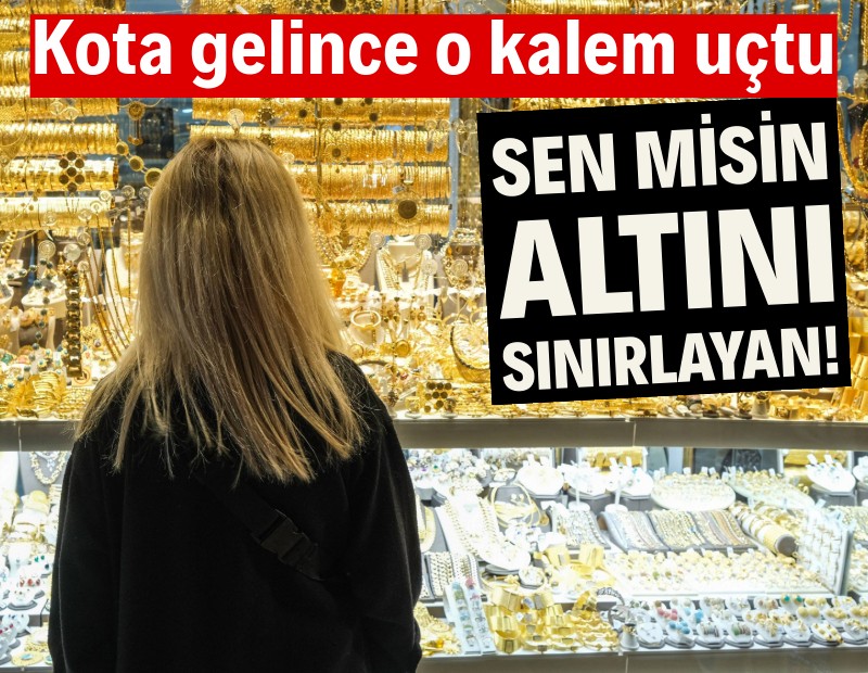 Altın kotası mücevher ithalatını uçurdu