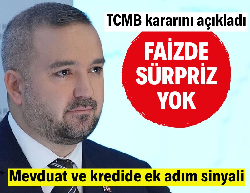 Merkez Bankası faiz kararını açıkladı