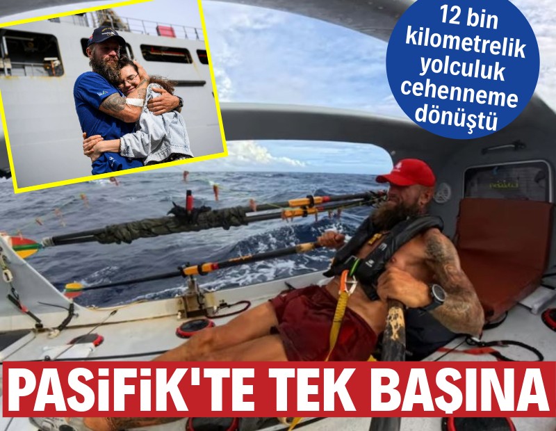 Pasifik'te tek başına 5 ay: 3 gün kasırgaya karşı hayat mücadelesi verdi