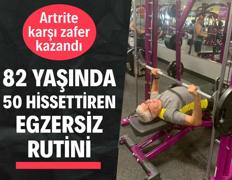 82 yaşında 50 gibi hissediyor: İşte egzersiz rutini