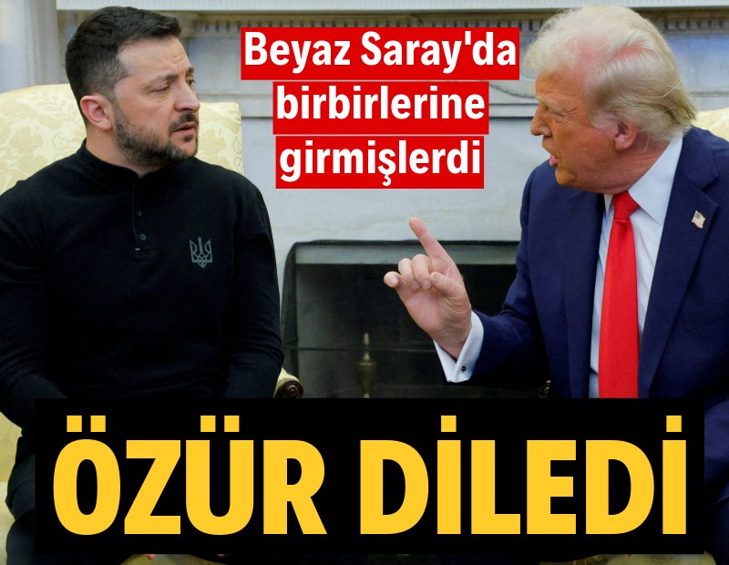 Beyaz Saray'da birbirine girmişlerdi: Özür diledi