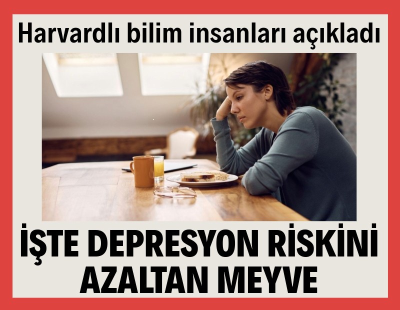 Bu meyveyi günde bir kez yemek depresyon riskini azaltıyor