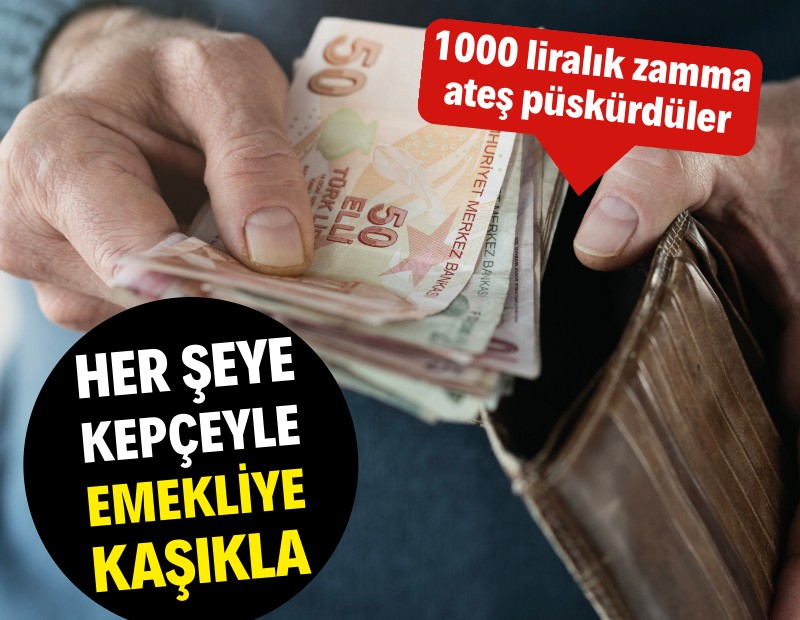 Emeklilerden bayram ikramiyesindeki 1000 liralık artışa tepki