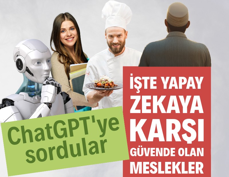 ChatGPT'ye sordular: Yapay zekaya karşı hangi meslekler güvende?