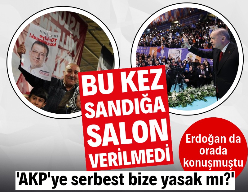 CHP ön seçim için istemişti: Salon verilmedi