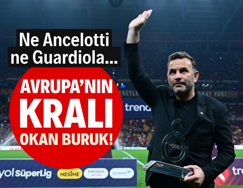 Galatasaray farka koştu, Okan Buruk rekor kırdı: Guardiola ve Ancelotti'yi solladı