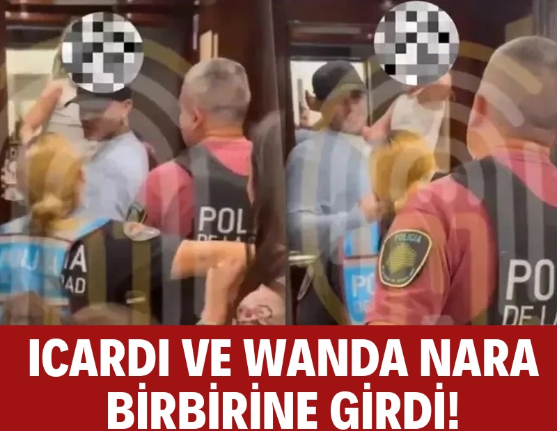 Icardi ve Wanda Nara birbirine girdi: Velayet krizi patladı, polis araya girdi