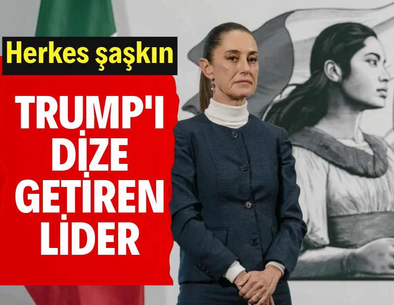 Meksika'nın kadın lideri, Trump'ı dize getirmeyi başardı