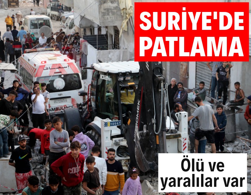 Suriye'de patlama: 3 ölü 12 yaralı