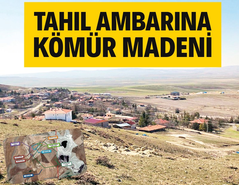 Tahıl ambarına kömür madeni