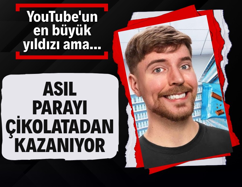 YouTube'un en büyük yıldızı MrBeast, çikolata satışından daha çok kazanıyor