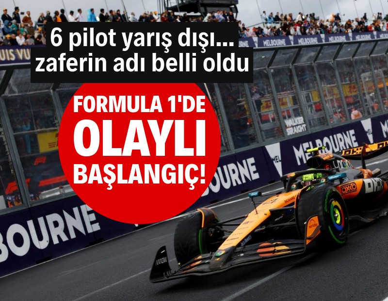 Formula 1'in yeni sezonunda olaylı başlangıç: Avustralya GP'de zaferin adı belli oldu