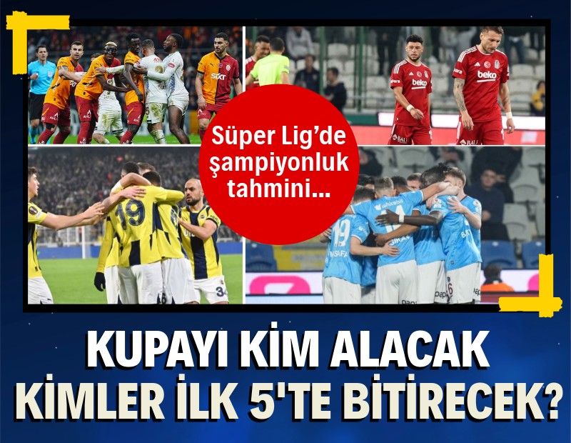 Ünlü veri sitesinden Süper Lig tahmini: Kim şampiyon olacak, kimler ilk 5'te bitirecek?