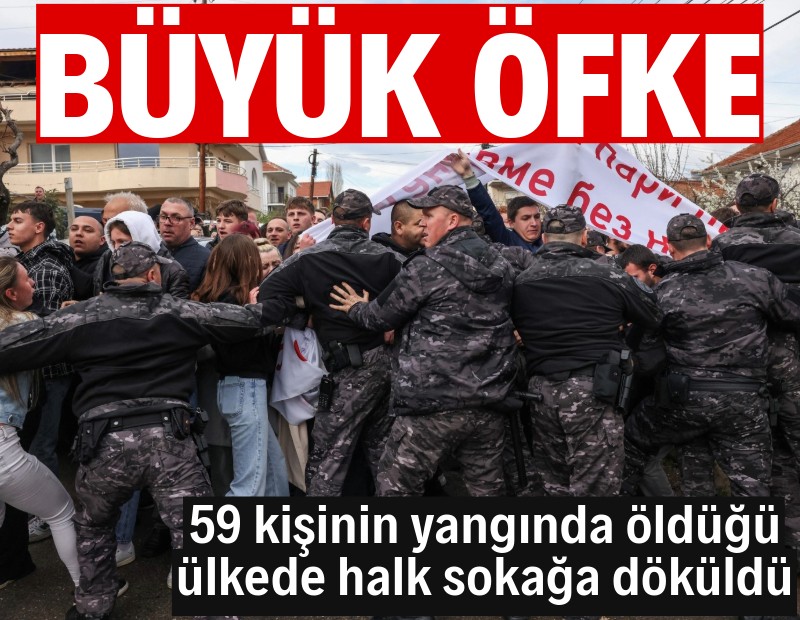 59 kişinin öldüğü Kuzey Makedonya'da büyük öfke: Halk kafeye saldırdı