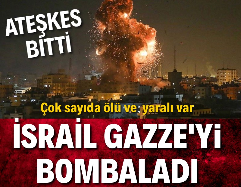 İsrail Gazze'ye geniş çaplı saldırı başlattı