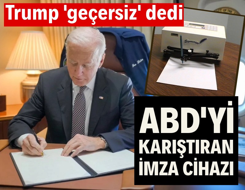 Trump 'geçersiz' dedi: Otomatik imza cihazı neden tartışma yarattı?