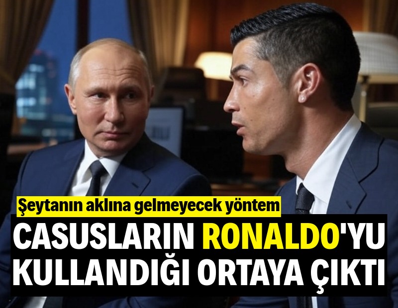 Vladimir Putin'in casusları, şifreli mesajlar için YouTube'da Ronaldo'yu kullandı!