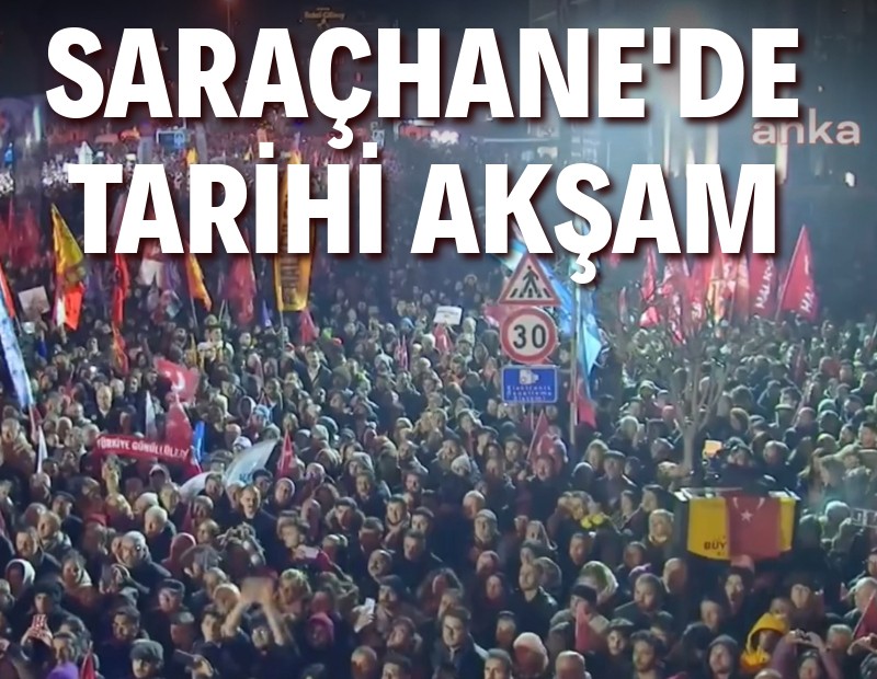 Saraçhane'de tarihi akşam