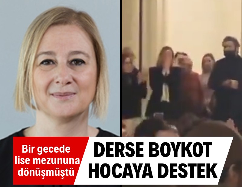 Bir gecede lise mezununa dönüşmüştü: Galatasaray Üniversitesi öğrencileri, hocalarını yalnız bırakmadı