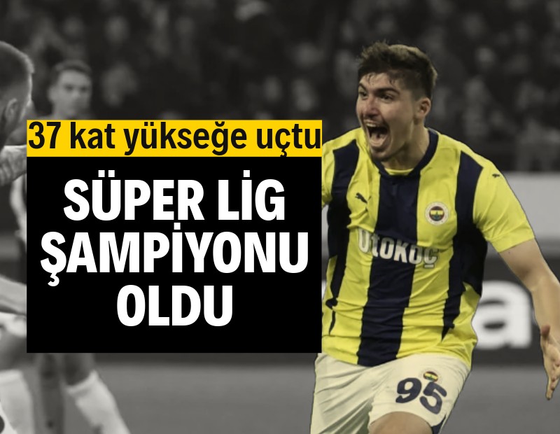 Yusuf Akçiçek Süper Lig şampiyonu oldu: 37 kat yükseğe uçtu