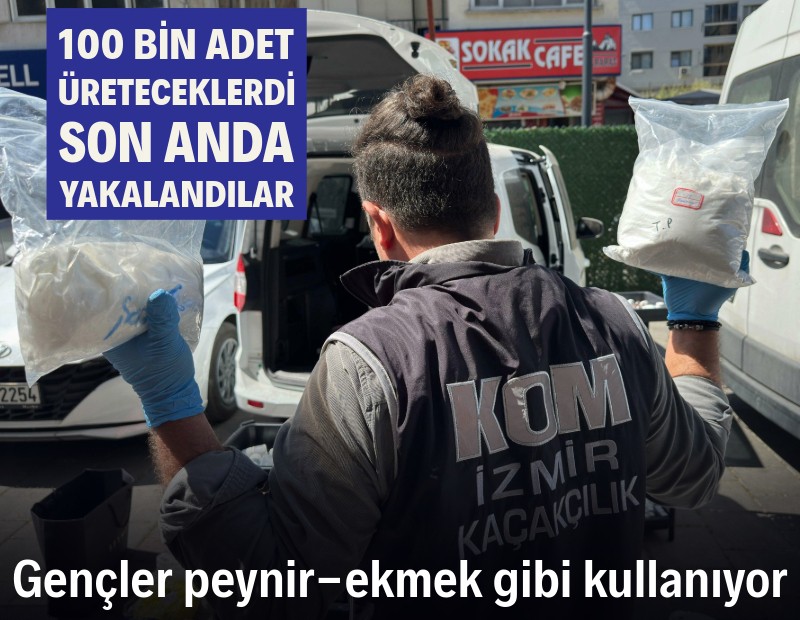 100 bin tane üreteceklerdi, son anda yakalandılar