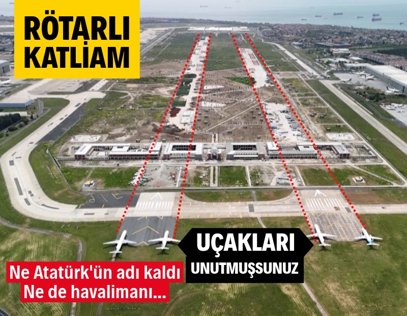 Atatürk Havalimanı’nın pistleri kaykay pisti oldu: Zarar 22,5 milyar lira