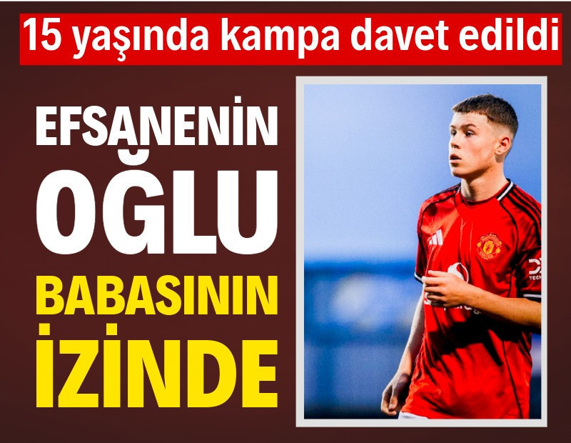 Efsanenin oğlu babasının izinde: 15 yaşında kampa davet edildi